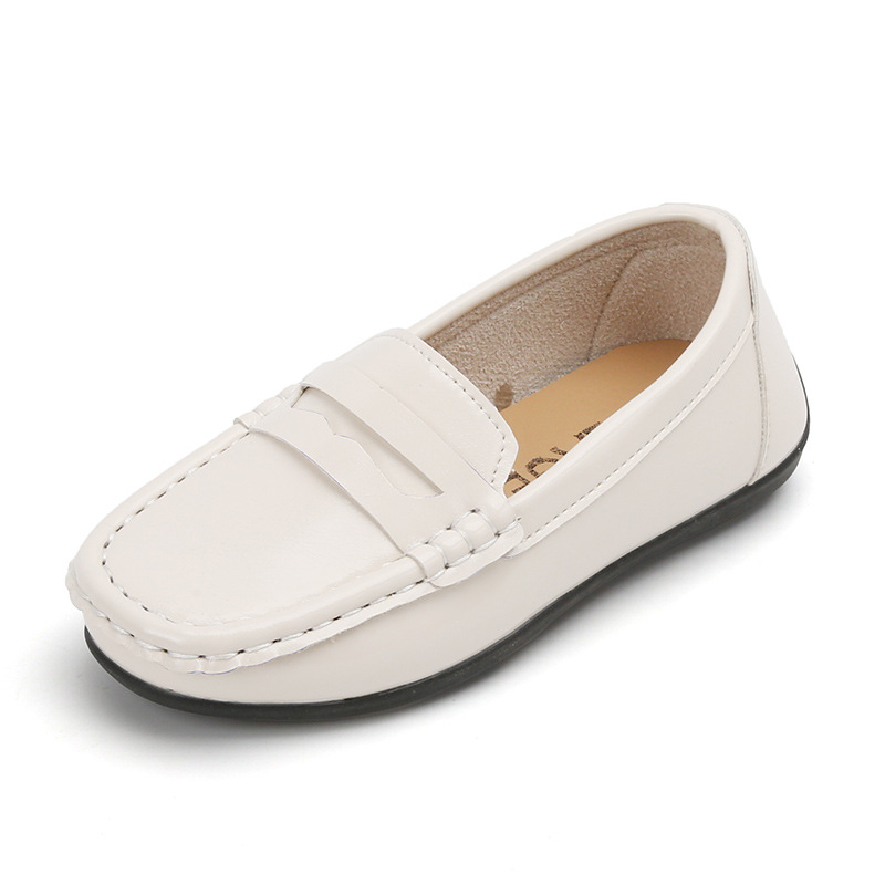 Pantofi mici din piele pentru băieți, stil englezesc, cu model fasole mare, pentru primăvara 2023, mocasini cu un picior_voghion.com