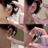 Ear clips, fashionable universal earrings, simple and elegant design, no pierced ears