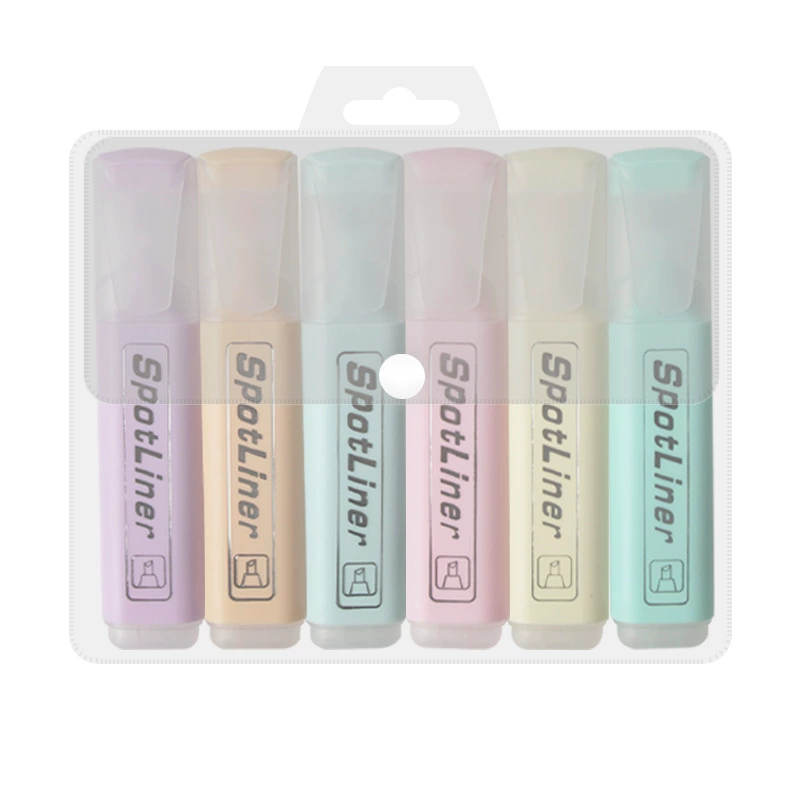 (Cross-border trading), fluorescence marker for students, 6 colors