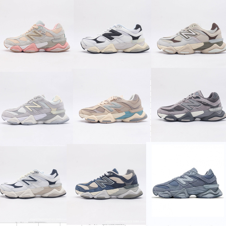 Nagata Pure Original Wave New Balance Daddy Shoes Nb9060 Male and Female Student Couple Running Shoes Sports and Casual Increased Trend