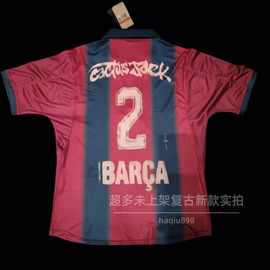 【649人收藏】2000-01赛季主场巴萨联名纪念版 S-4XLBarcelona足