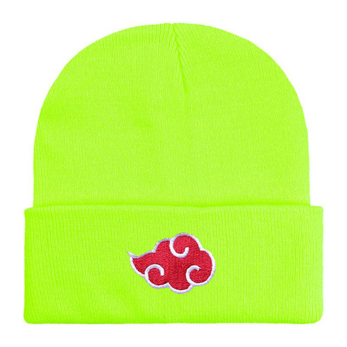 Naruto Shippuden Cloud Autumn/Winter Knitted Hat Cartoon Anime Warm Woolen Hat New Style Popular Cross-border Men Women Cold Hat