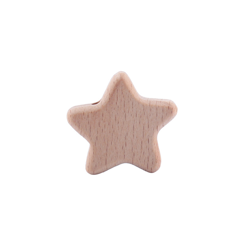 Nuevo bebé suministros calmante bebé Haya estrella DIY creativo chupete cadena pulsera mordedor accesorios de juguete