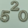 DIY Pearl Diamond Hair Rope Towers Plating Diamond Diamond Type Accessories Student Alphabet Accessories