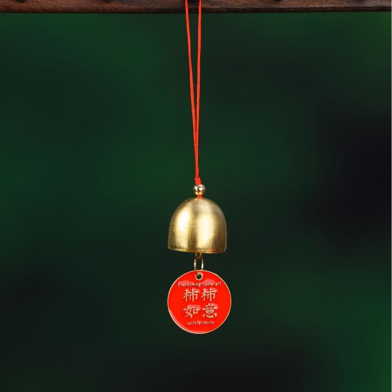 風鈴の柿の如意のペンダントは祝日の雰囲気を混ぜて中秋の柿を飾ります。|undefined