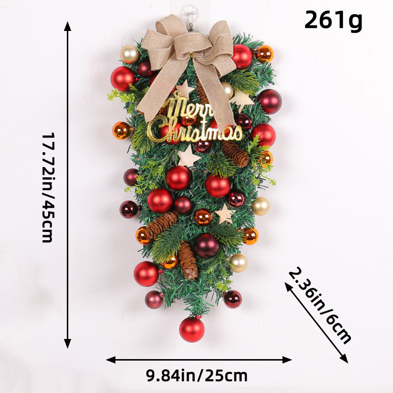 クロスボーダーのクリスマス装飾ボールを逆さまに掛けて創意的なショーウインドーのシーンを飾ります。|undefined