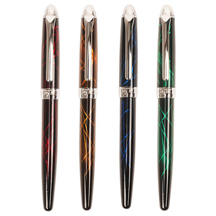 9151 Immortal Bright Stripe Acrylic 0.38mm Dark Tip Pen Four Color Colorful Texture Cross-border Hair