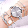 Watch, set, quartz bracelet, thin strap