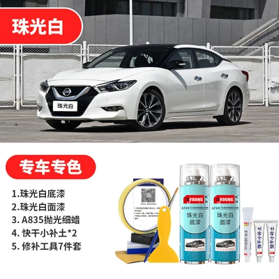 Obsidian Black Moonlight Silver Spray Paint — Avtomobil boya qələmləri - pearl-white-basic-repair
