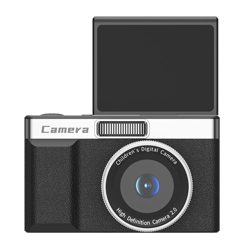 Retro digital camera, handheld CCD, 180° flip, compact student camera, 32 GB option