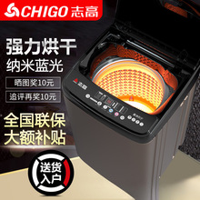志高10公斤波轮全自动洗衣机家用小型大容量波轮租房宿舍迷你内