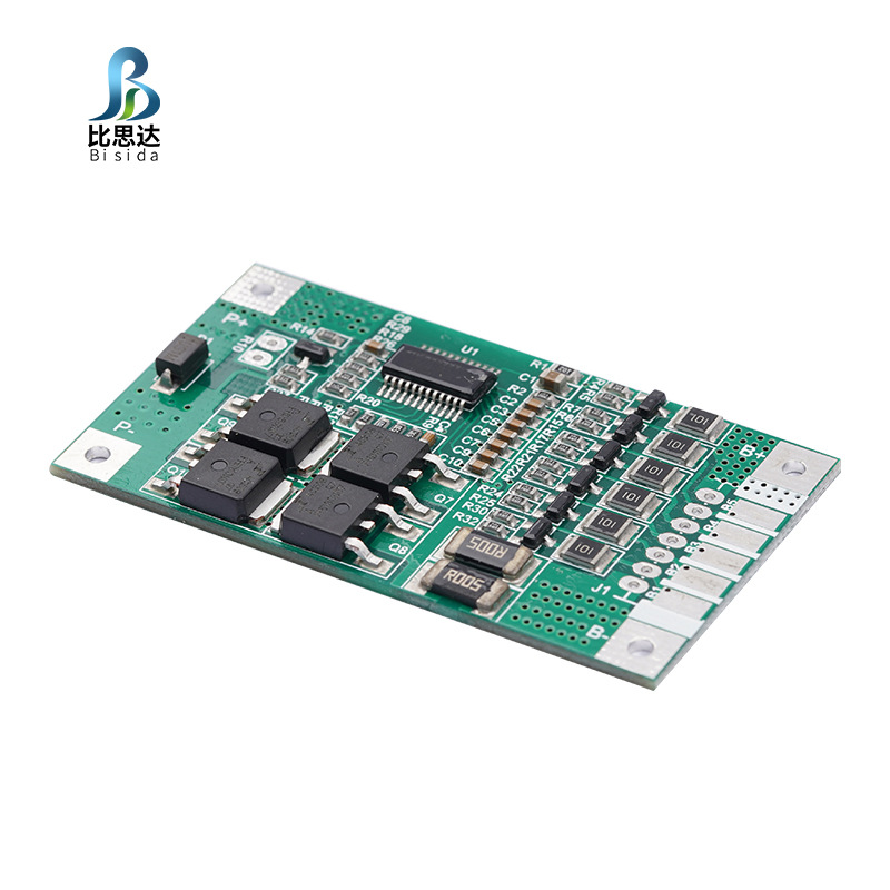 比思达6串锂电池保护板22.2V10A带均衡TVS防浪涌18650电池组通用