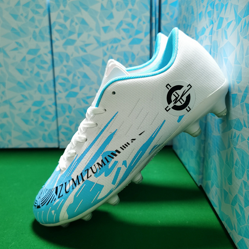 Bingbird transfronterizo nuevo zapato de fútbol FGTF hombre transpirable bajo zapato de fútbol de clavos largos y cortos competencia de entrenamiento