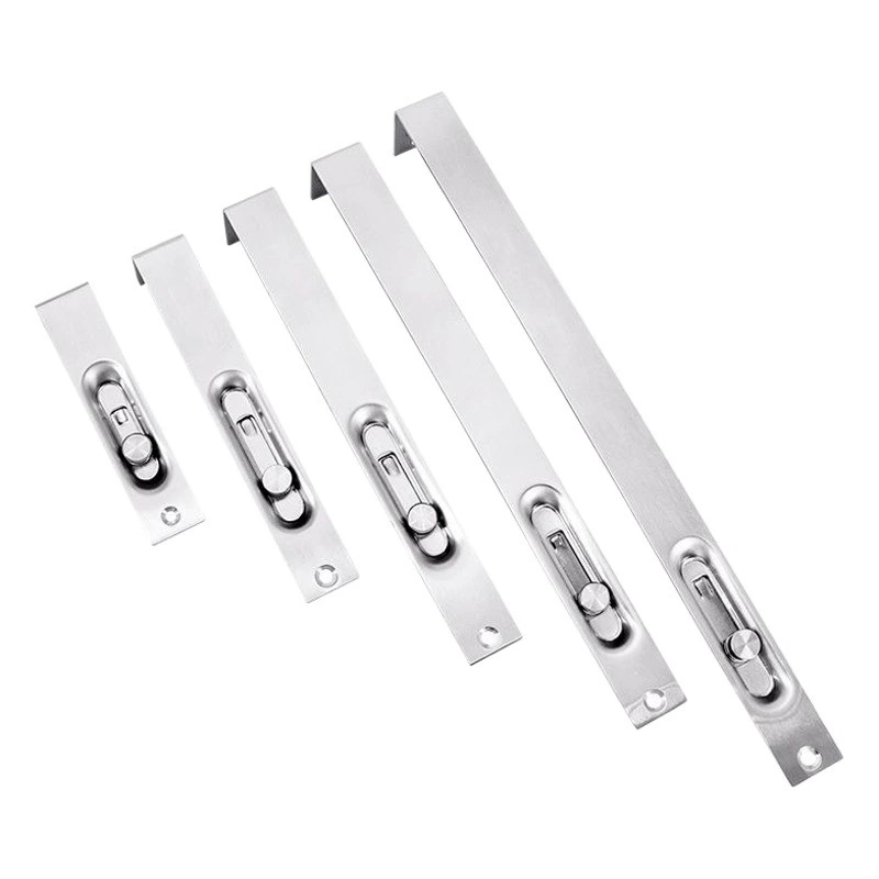 Скрытый четырехгнездный засов для противопожарных дверей, защелка для противопожарных дверей, скрытый засов со стальным сердечником, скрытый засов для противопожарной защиты.