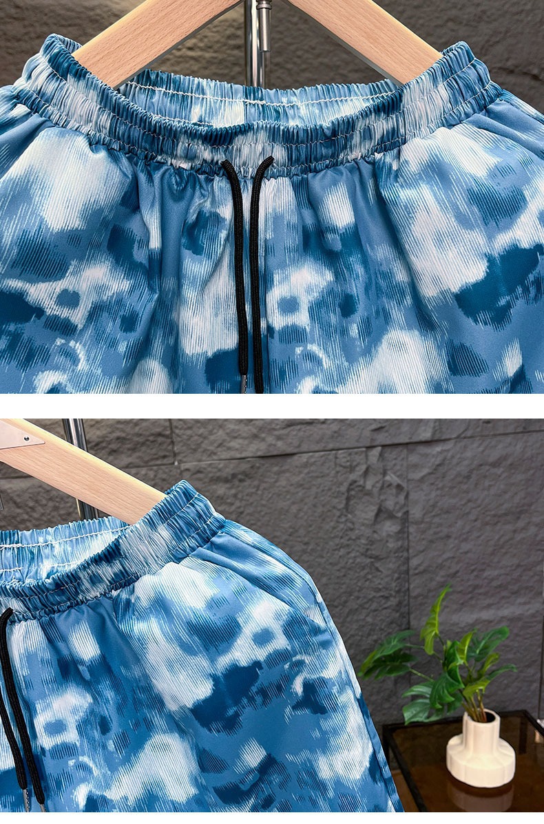 Shorts de plage imprimés pour homme coupe ample séchage rapide_voghion.com