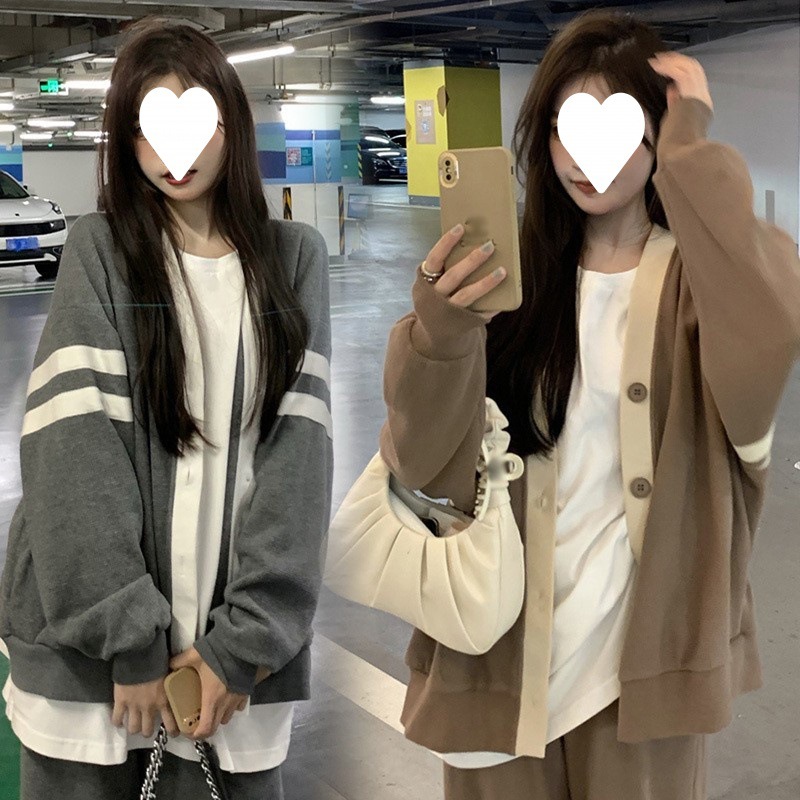 妊婦服の秋服セットファッションネット赤減齢春秋タイプがゆったりしていて、やせたデザイン感があります。|undefined