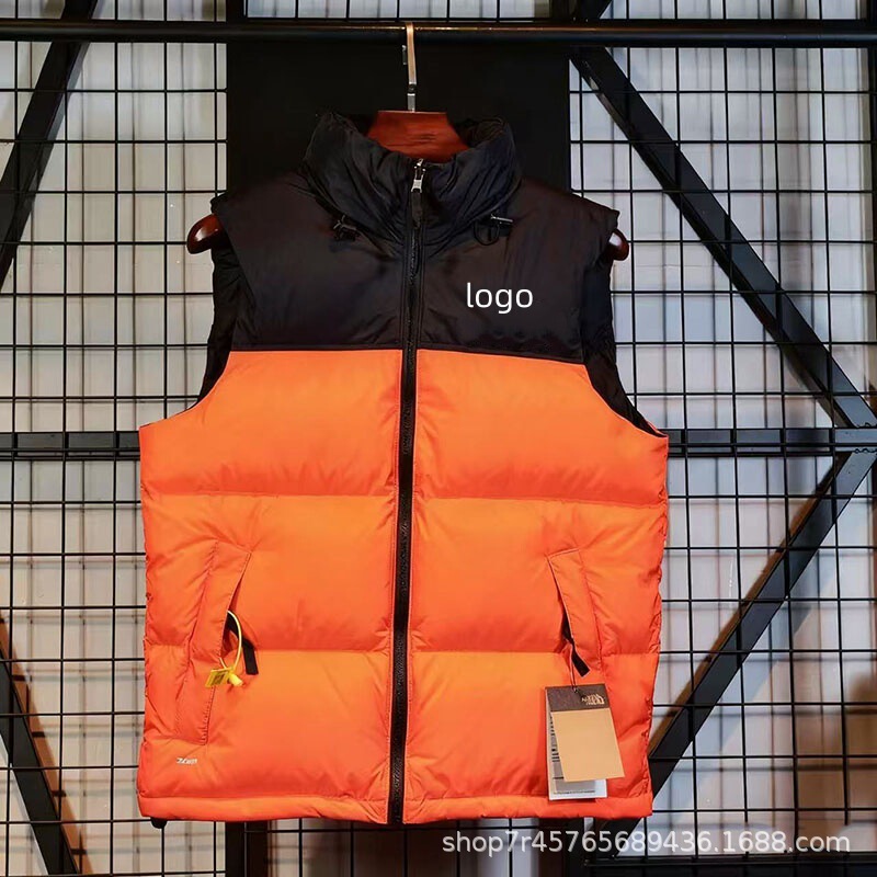 Beijia 1996 down Jacket Vest Unisex High Version Winter Warm Stand Collar Vest Beijia 1996 down Jacket Vest Unisex High Version Winter Warm Stand Collar Vest