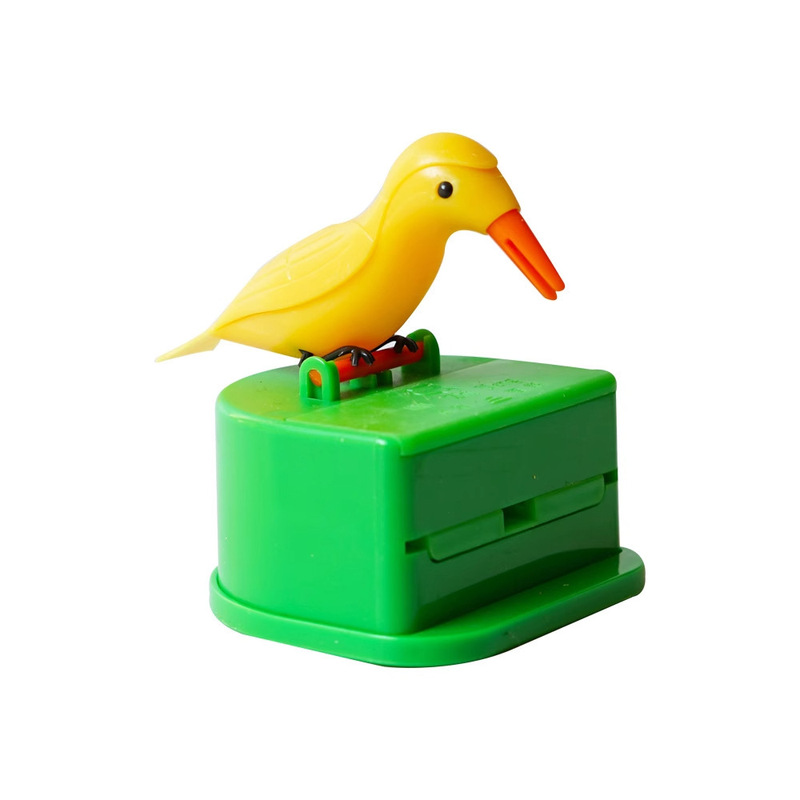 缶家庭用つまようじ箱鳥筒つまようじ箱型リビングルーム同型つまようじ収納ボックスプレススマートでかわいい|undefined