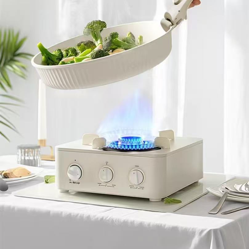 Olla antiadherente de cerámica transfronteriza, juego de mango desmontable, olla, olla de sopa, cocina de inducción doméstica, estufa de gas