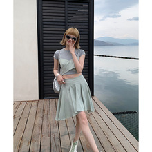 【十三行4折特价不退货】辣妹交叉吊带背心叠穿上衣抹胸性感