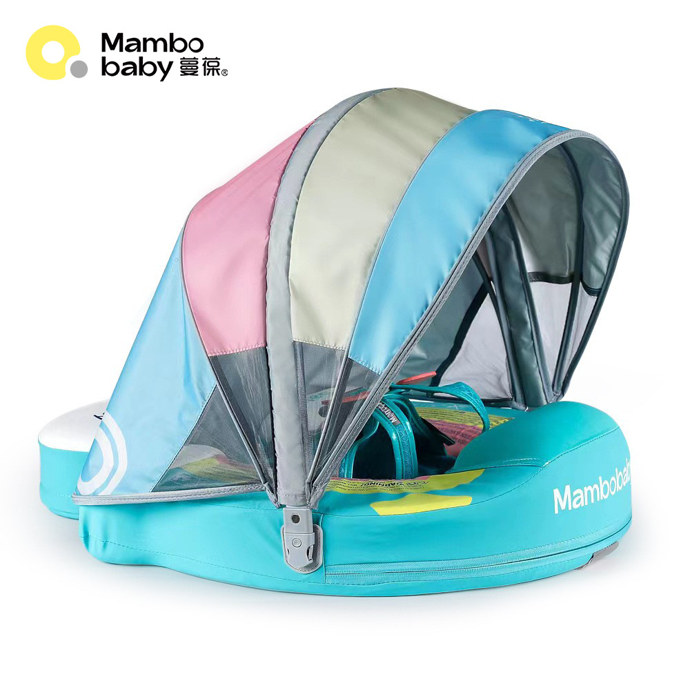 inflatable rainbow swimming ring for baby