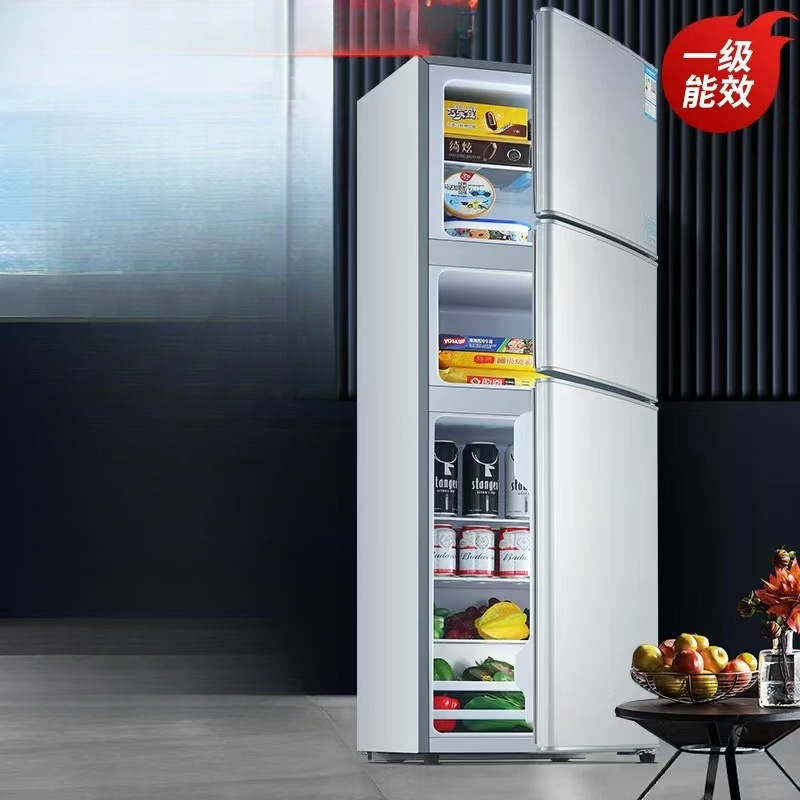 First-Class Energy Efficiency | 206/239 Liter Three-Door Household Refrigerator Small Energy-Saving Two-Door Three-Door Refrigerator