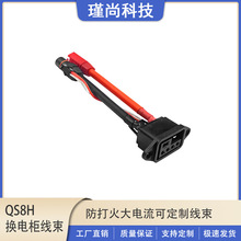 QS8H换电柜线束  QS8转安德森，QS8转2+4电动车充电器电源输出线