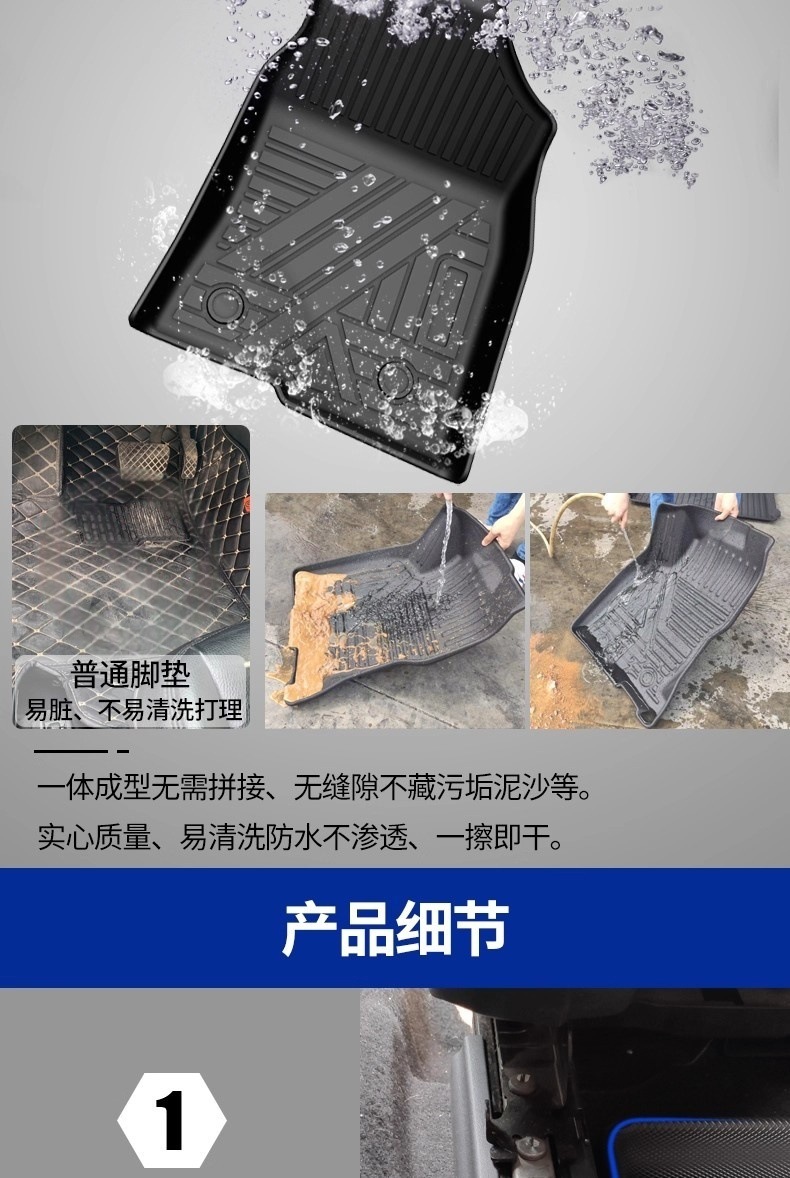 Special Acura Rdx Car Tpe Floor Mats Rubber Waterproof Floor Mats Semi-Enclosed Gac Rdx Carpet Floor Mats