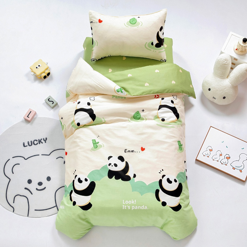 Jardín de infantes colcha de tres piezas para jardín especial de seis piezas siesta de siete piezas colcha de algodón para estudiantes de primaria