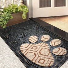 V 50831 Pet Dog Paw Mat Kitchen Crystal Fleece ��צ�ص�