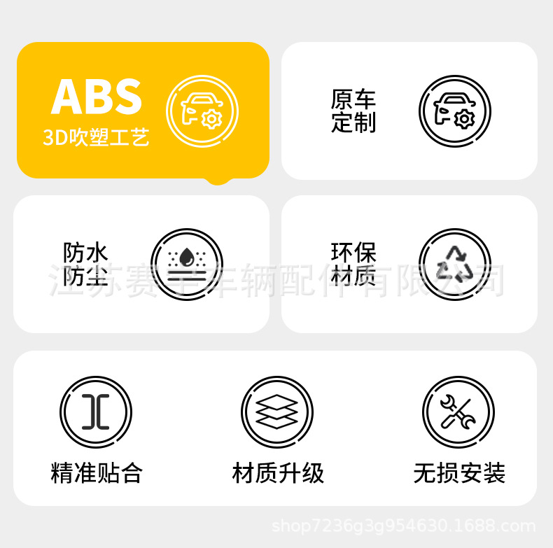 Suitable for 2021-2024 Bestune B70 models; this is a dedicated sports-style rear spoiler that can be installed without damaging the original design