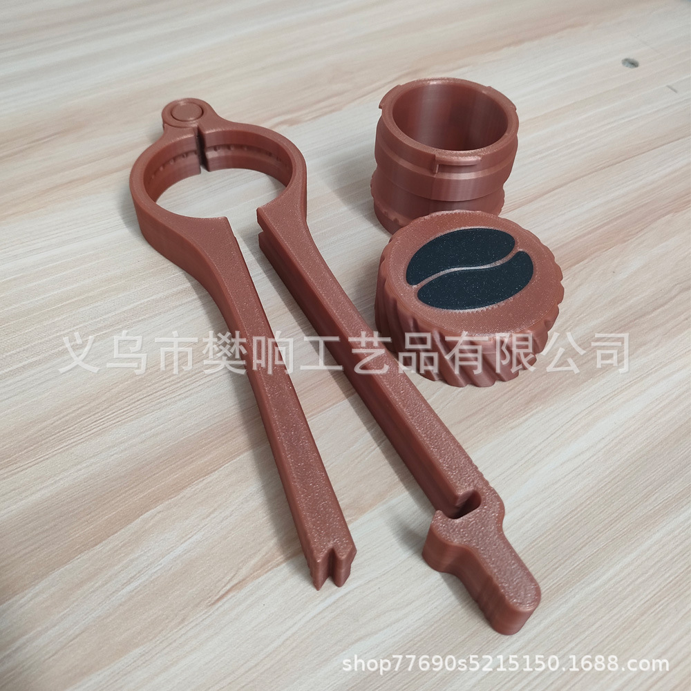 커피백 클립 브라운+블랙