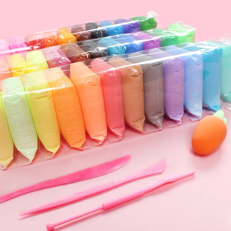 Wholesale Super Light Clay 24-Color 36-Color Space Putty Playdough Modeling Clay DIY Creative Educational Toy for Kids