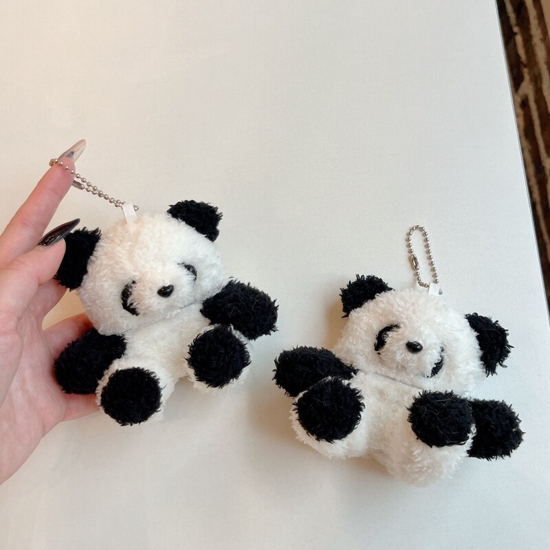 Plush Cartoon Panda Protective Case for Apple AirPods 1 2 3 4 Pro 2 Headphones Plush Cartoon Panda Protective Case for Apple AirPods 1 2 3 4 Pro 2 Headphones