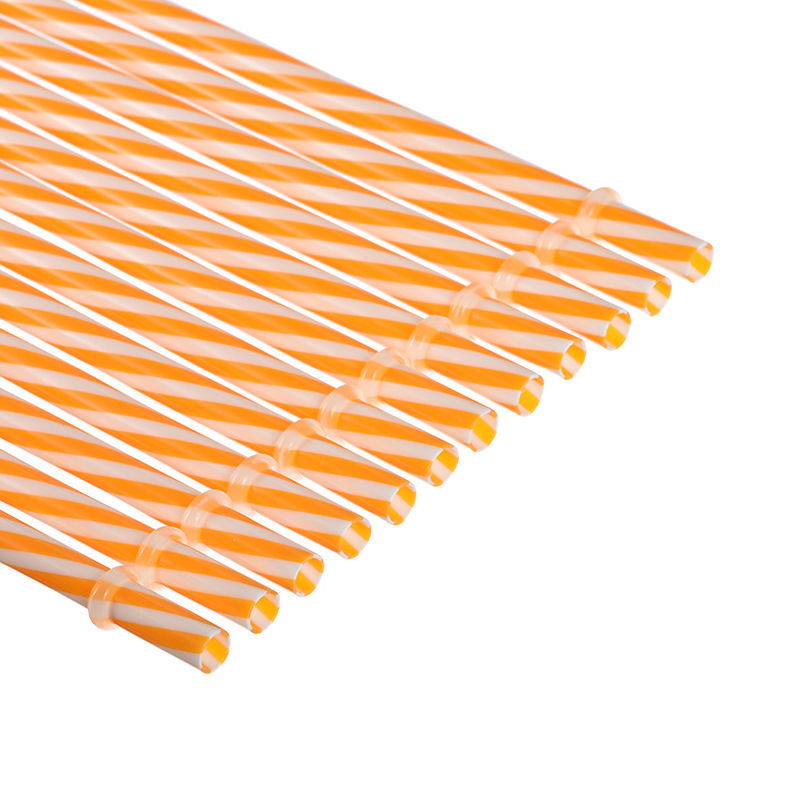 Inventario de tubería dura repetible con anillo de paja transfronteriza venta caliente 12 roscas de color de paja dura resistente al desprendimiento de plástico PP