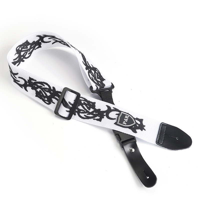 PP correa de la guitarra de cuero llama correa de la guitarra eléctrica 5CM IB accesorios de la guitarra accesorios para instrumentos musicales transfronteriza
