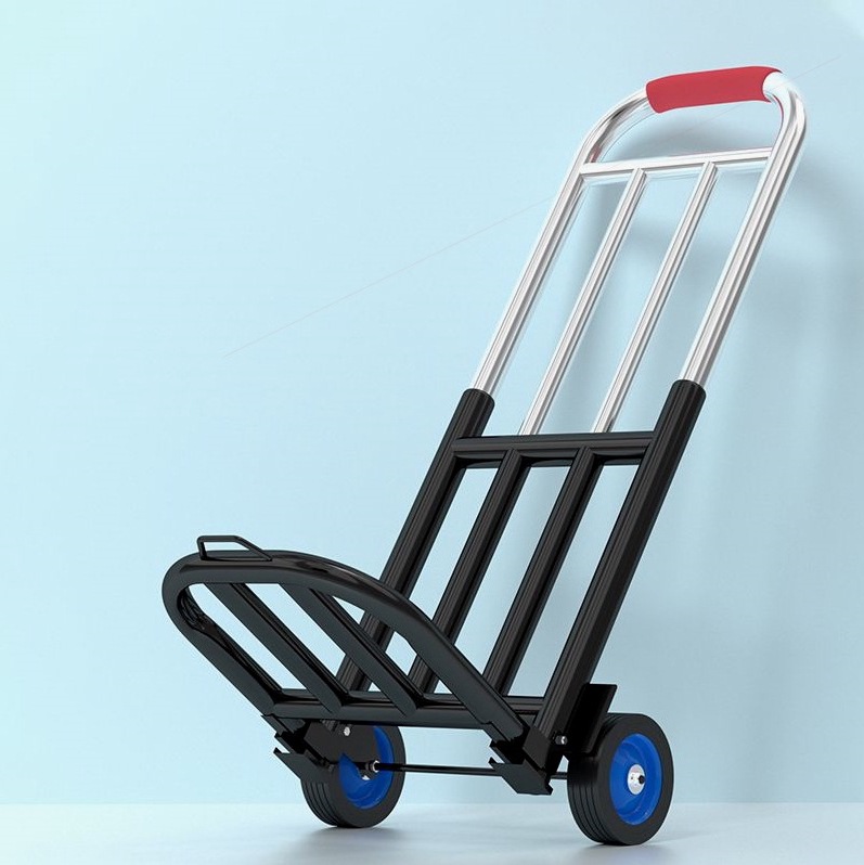 German hand trolley folding transport household trailer grocery shopping cart portable luggage