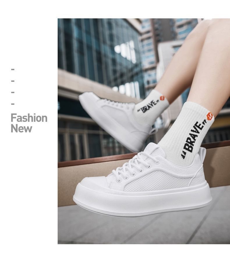 Men's Sneakers, Summer 2026 New Fashion, Thick-soled Casual Running Shoes, Mesh, Non-slip, Stylish And Trendy_vogvips.com
