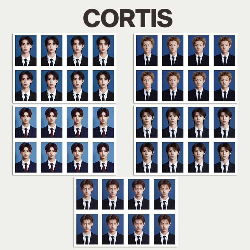 Cortis Peripheral Suit Id Photo 1.0inch Photo Coer Collection Passport Photo Zhao Yufan Keonho