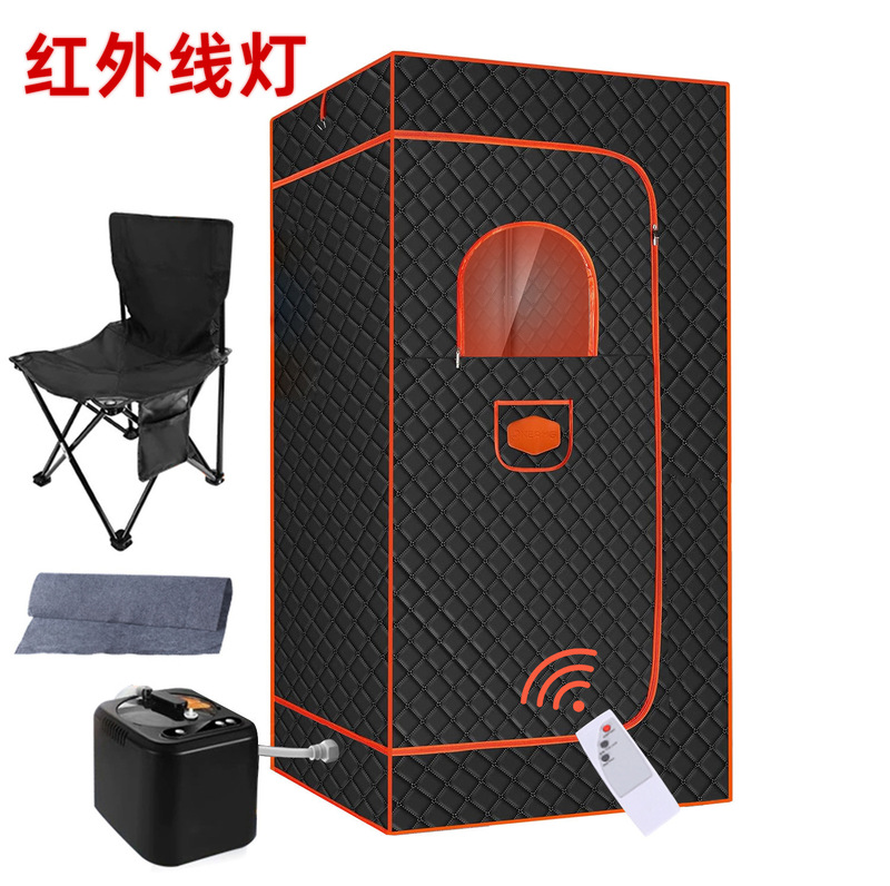 Amazon's Most Popular Steam Box in North America, Cross-Border Home Full-Body Sauna Box, Folding Portable Sweat Steamer