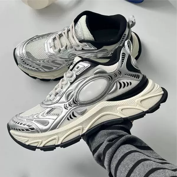 Putian Shoes 3.0 Ultrasonic Retro Dad Shoes, Thick-Soled, Height-Increasing, Versatile Casual Sneakers for Couples