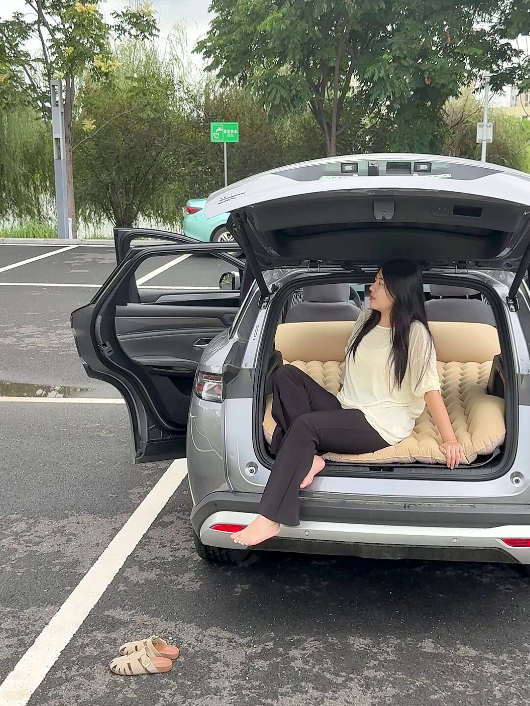 Mercedes GLB220 special inflatable mattress sleeping pad camping bed trunk car mattress automatic inflating travel bed