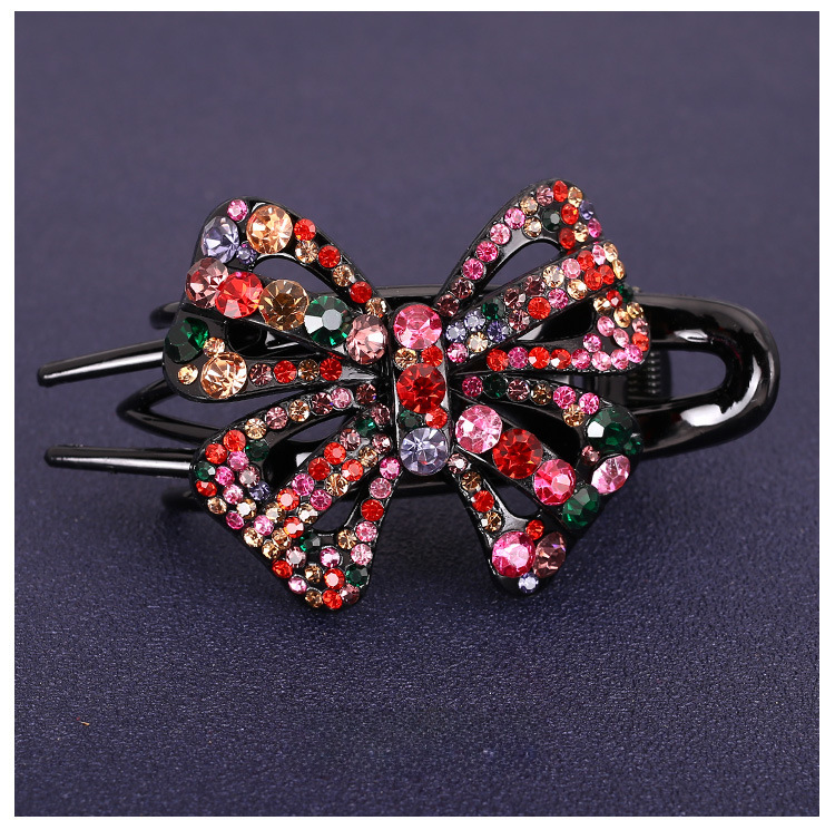 Molletta per capelli farfalla con strass accessorio retro donna_voghion.com