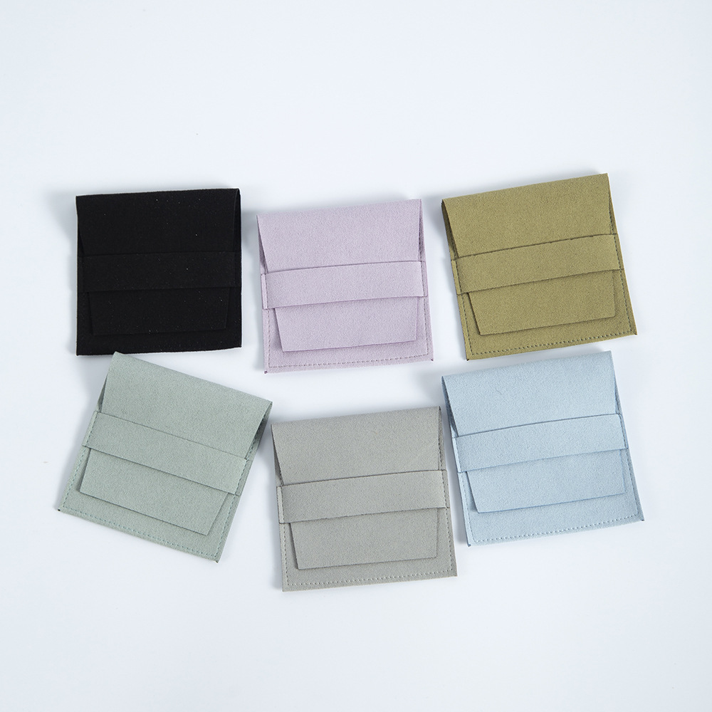 10g Weight Jewelry Packaging Bags Classification 1 Piece Quantity Daily Occasion Solid Color Pattern Basic, Simple Style Style 1 Piece Cloth Basic Simple Style Daily Solid Color Jewelry Packaging Bags 4