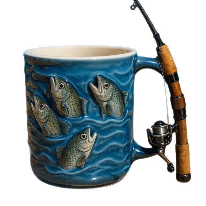 El nuevo Fishing Mug de Amazon está diseñado para los amantes de la pesca.
