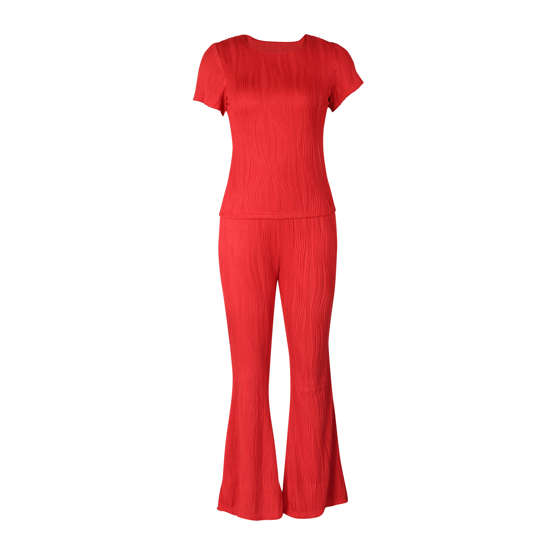 473g Weight Long Sleeve Sleeve Length Spandex, Polyester Fabric Type Pant Co-ord Set Sets Type 2 Pieces Set Quantity Holiday, Daily Occasion Round Neck Neckline Slim Fit Type Solid Color Pattern Summer, Spring Season Women's Gender Elegant, Streetwear Style Holiday Daily Women's Elegant Streetwear Solid Color Spandex Polyester Pant Co-ord Set Pants Sets 46