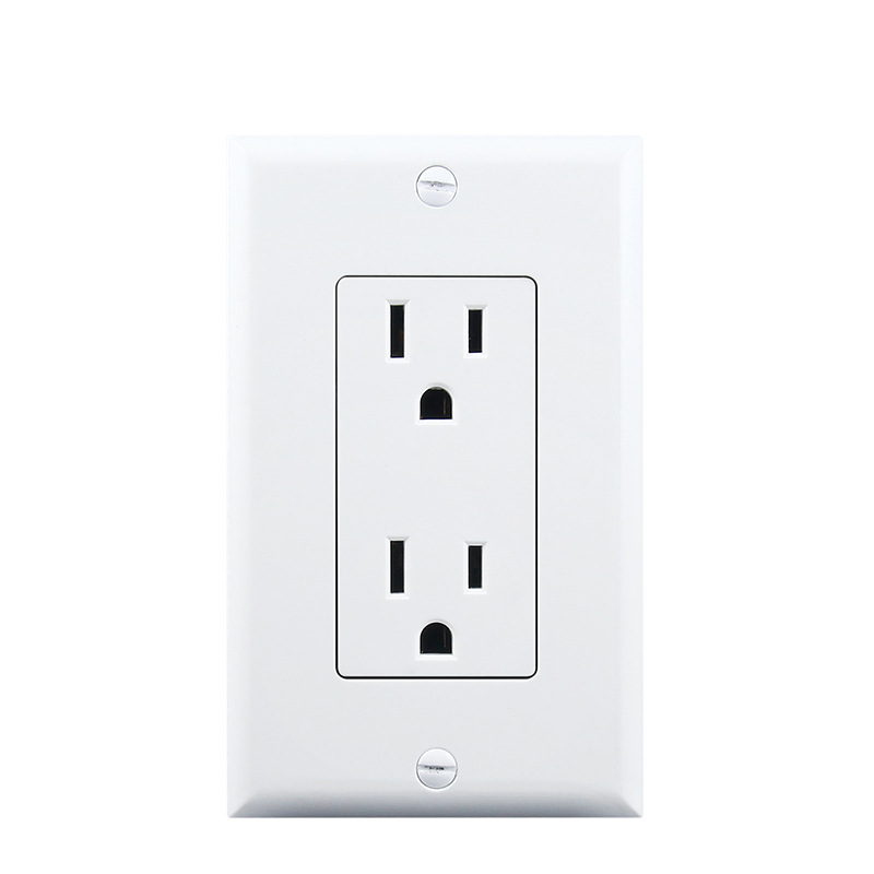 UL美国标准GFCI南北美洲规NEMA美式墙壁开关15A/20A电源插座带USB