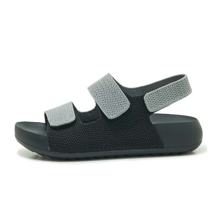 Dép sandal nữ quai chữ V đế mềm, quai dán đi biển — màu đen, màu hồng, màu kaki, màu mơ chi tiết 33