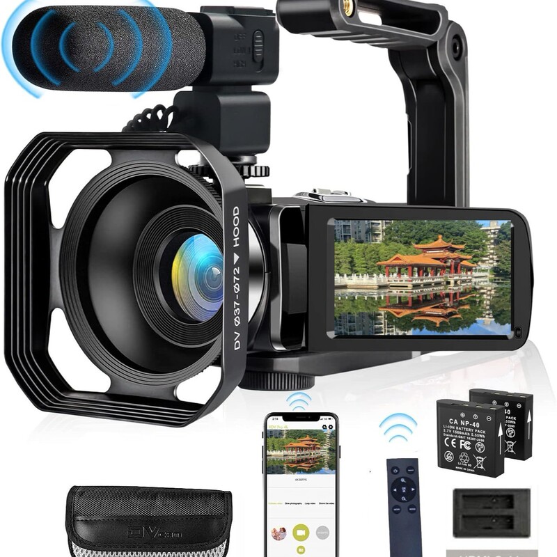 Cross-Border Products 4K Camera 56Mp Hd Digital Camera Wifi with Microphone Touch Screen Hd4Ks-56M Cross-Border Products 4K Camera 56Mp Hd Digital Camera Wifi with Microphone Touch Screen Hd4Ks-56M