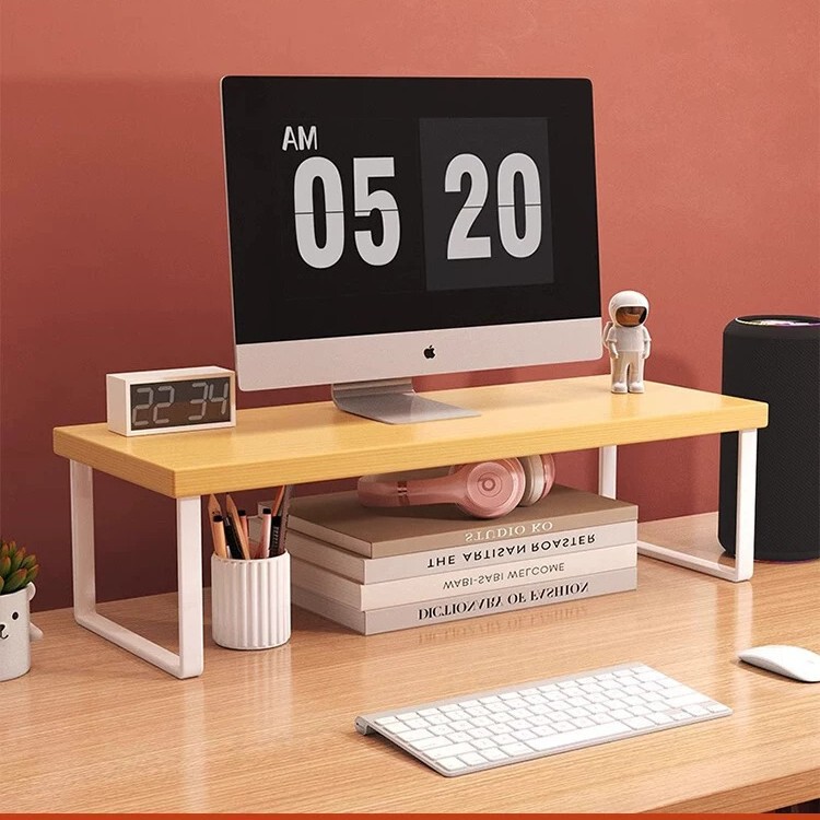 Computer Monitor Stand Desktop Monitor Screen Stand Base Office Desk Organizer Laptop Stand Base